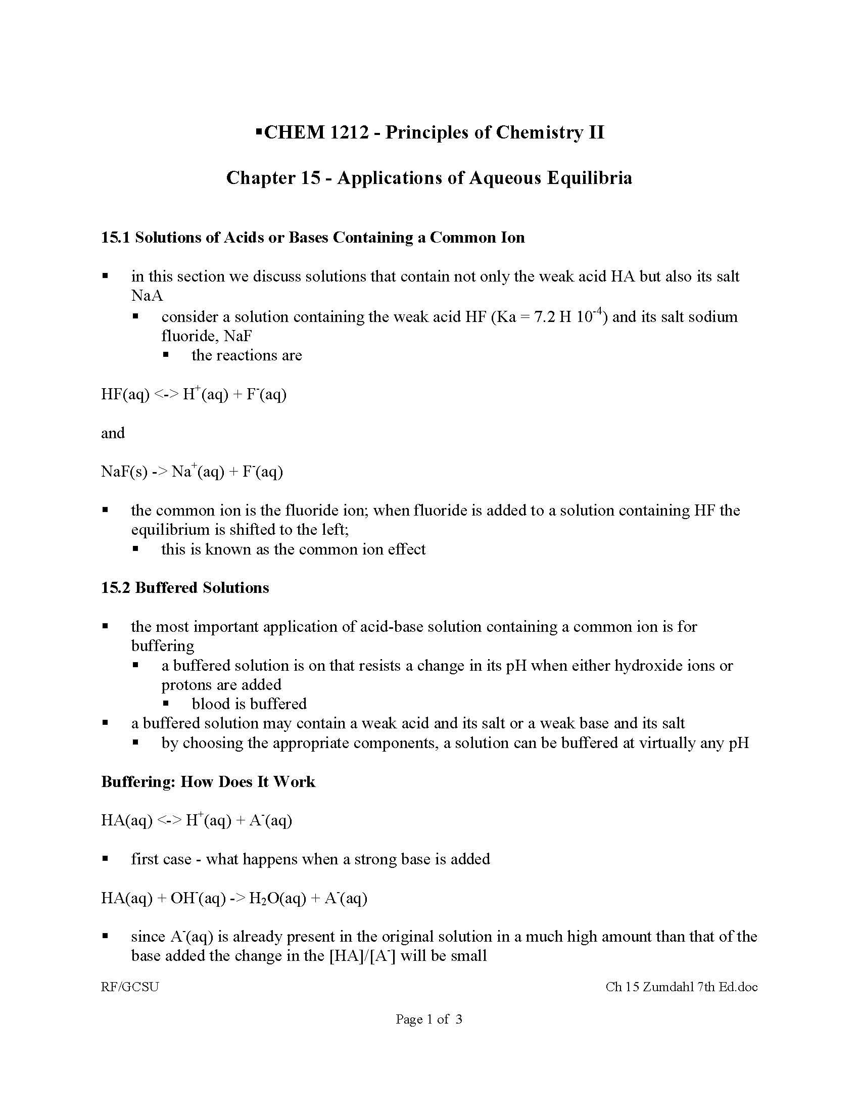 Principles of Chem II