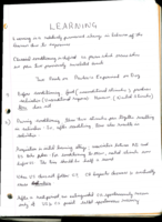 Psychology Notes(Learning, Memory)