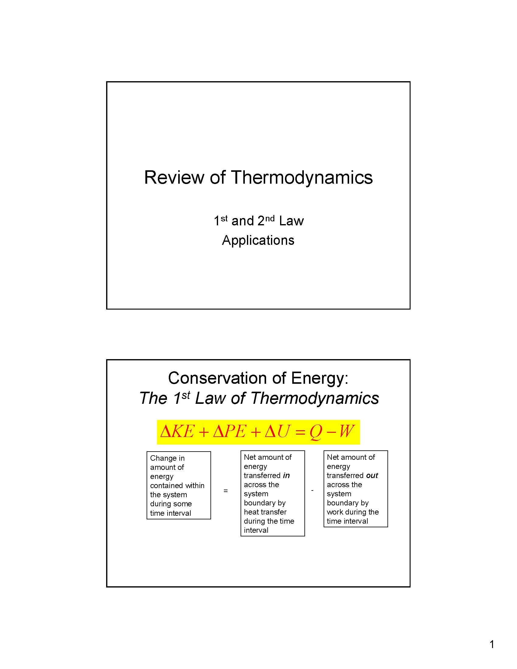Thermodynamics