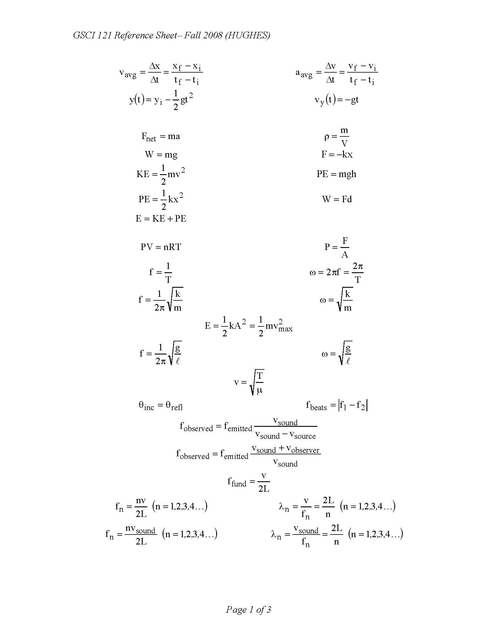 PHYSICAL NATURE OF LIGHT AND SOUND [C3T1G2]