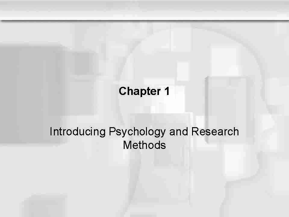 IntroductiontoPsychology