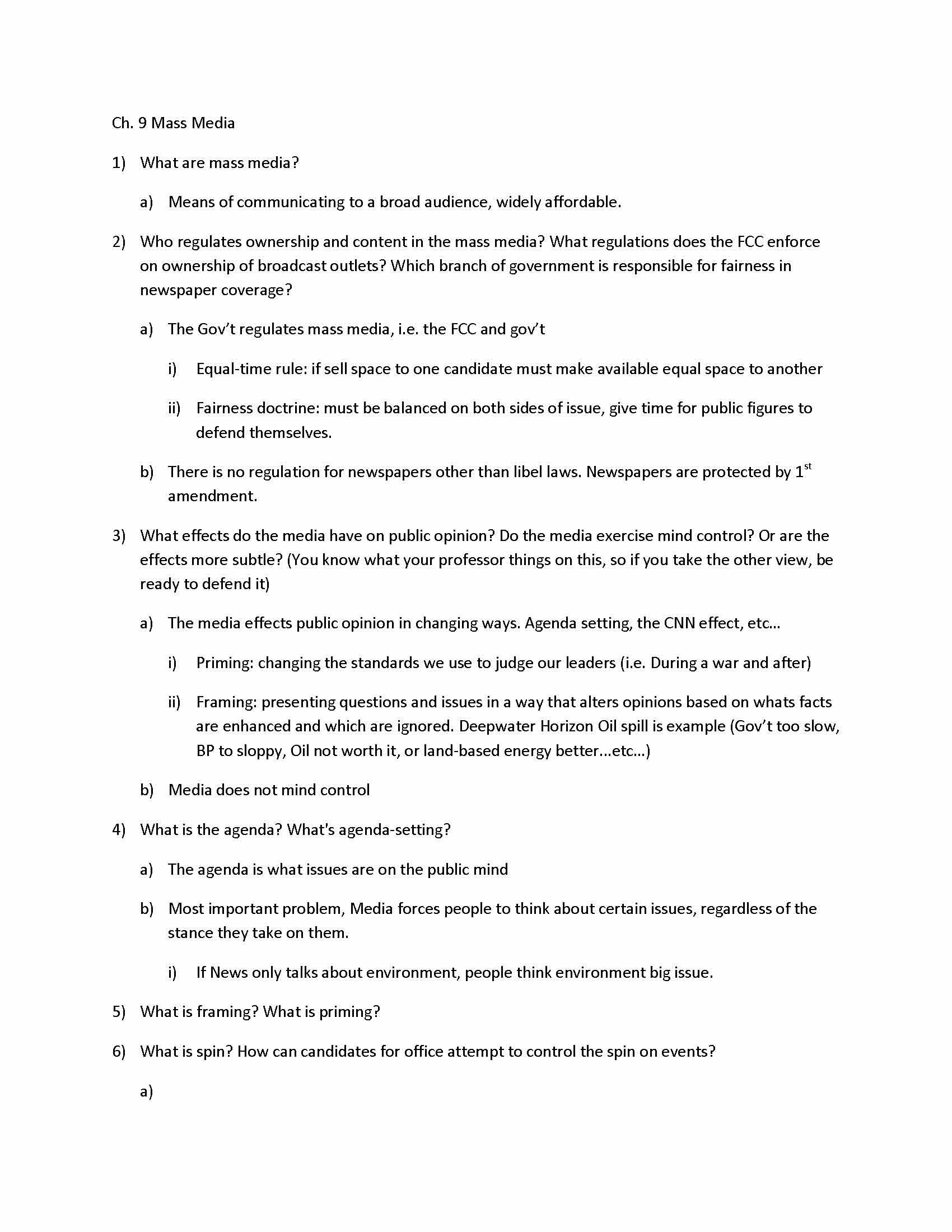 Introduction to U.S. Politics