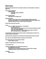 BA 101 Midterm #2 Outline