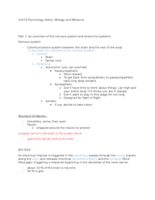 Biology and Behavior