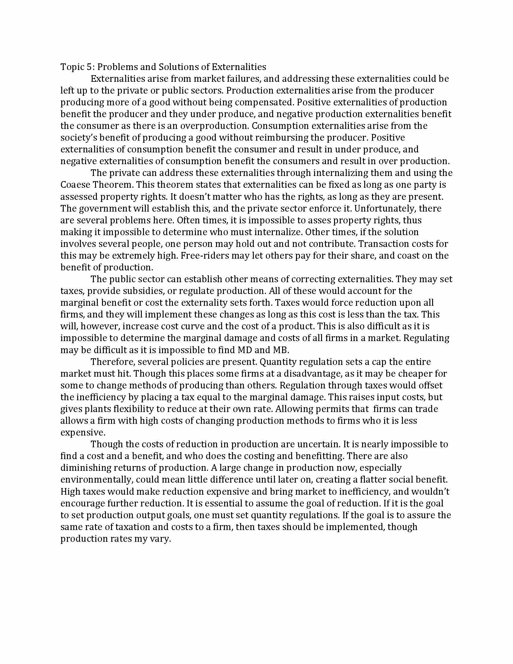 Policy Analysis