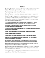 Chapter 1: What is Psychology