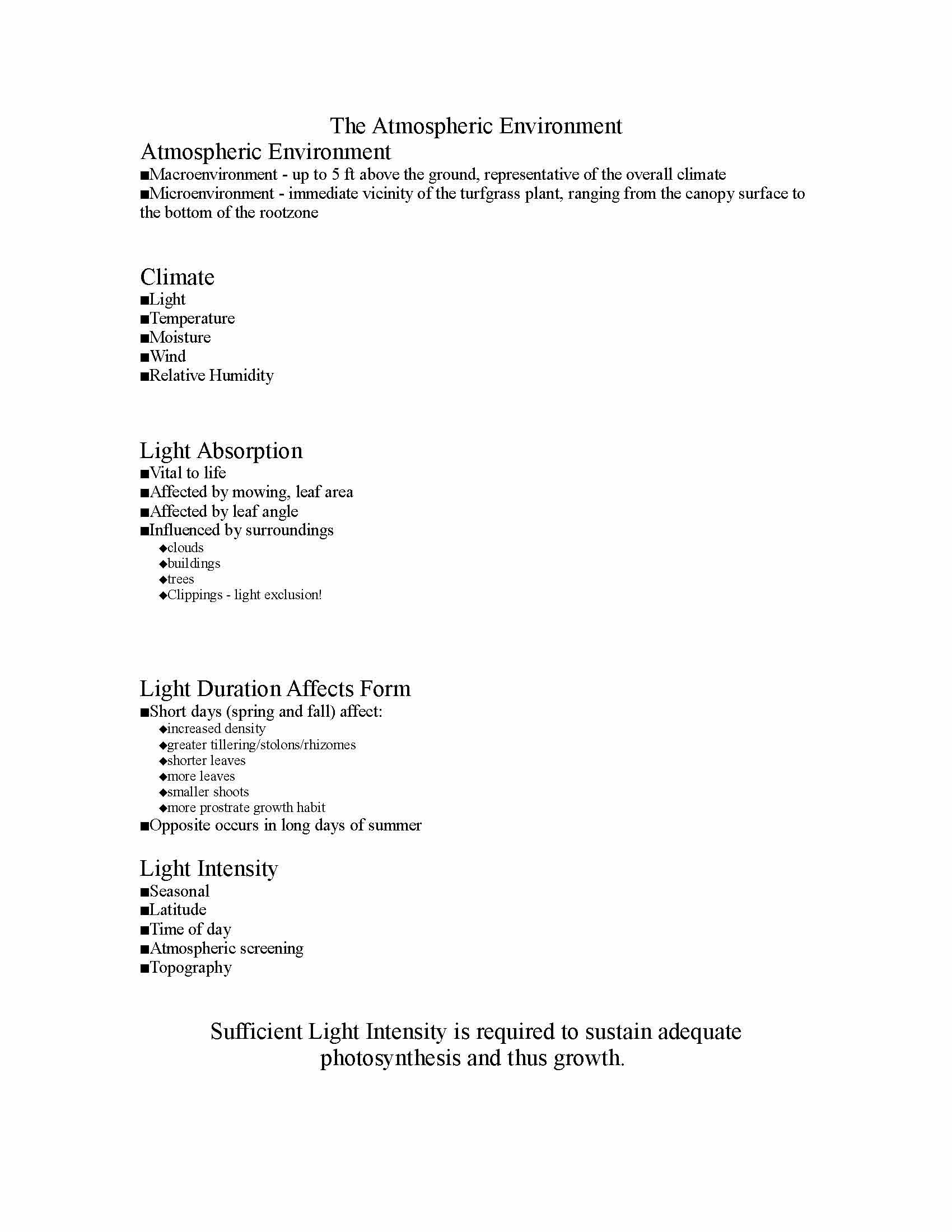 Introduction to Turfgrass Management