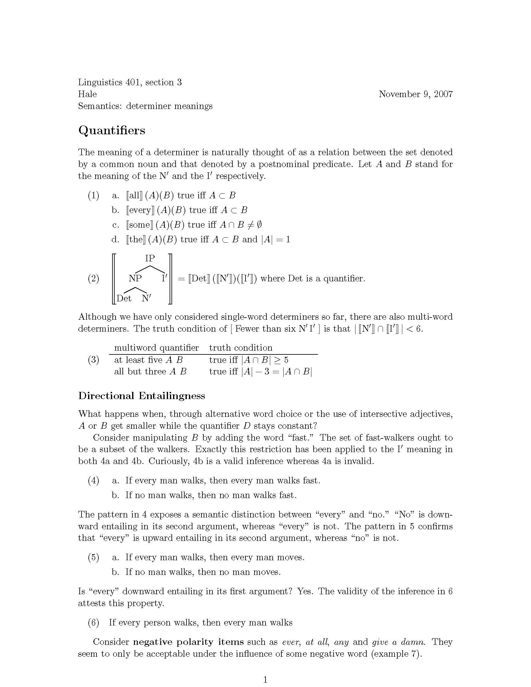 Introduction to Linguistics