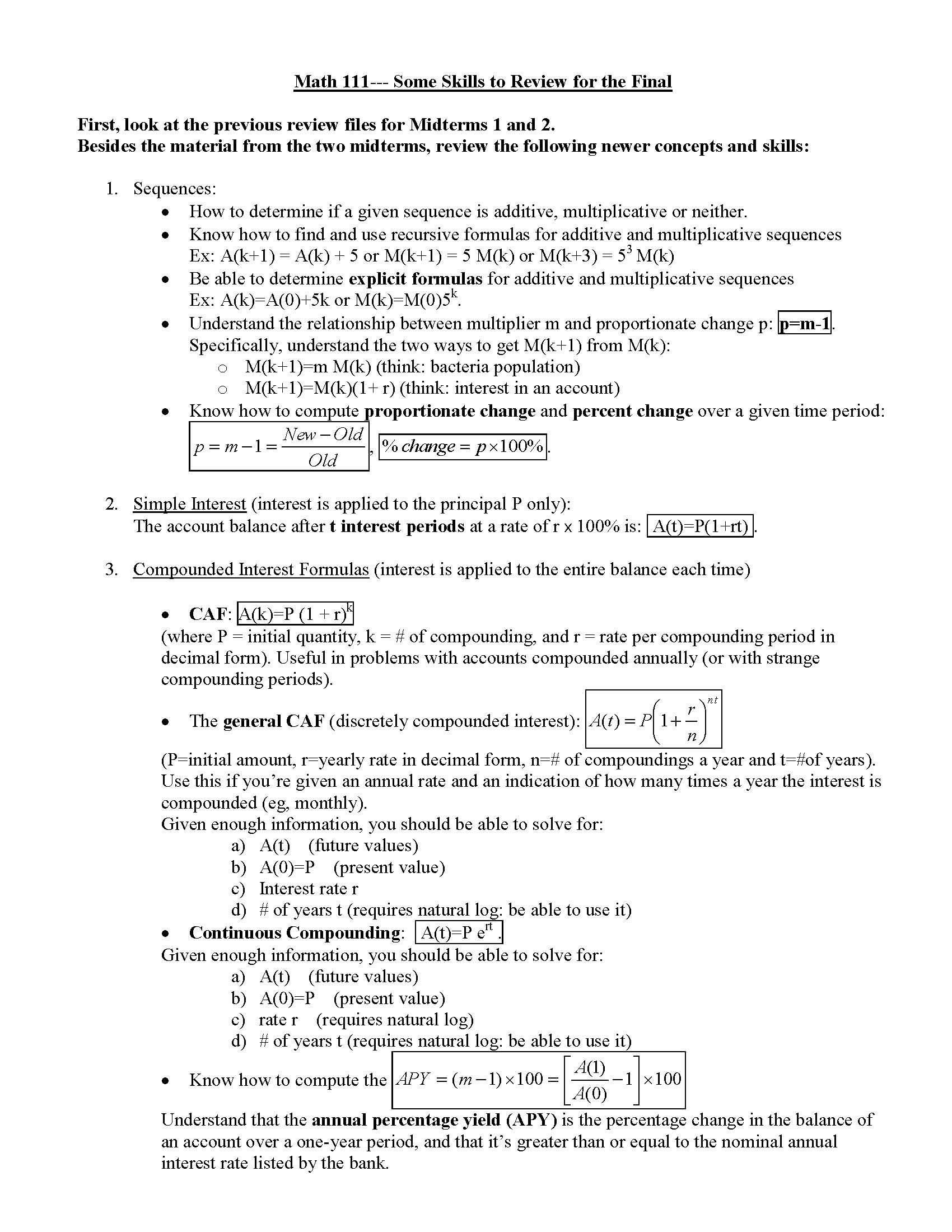 ALGEBRA WITH APPL