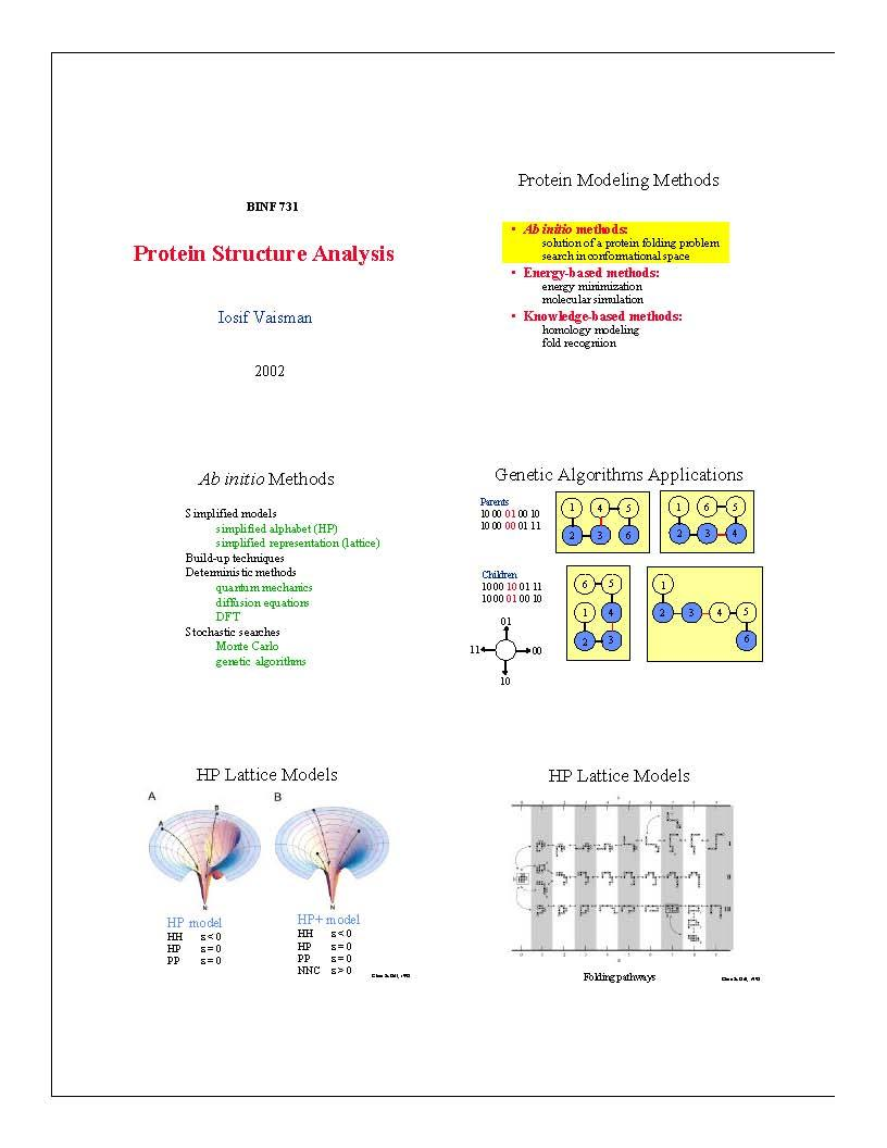 Protein Structure Analysis