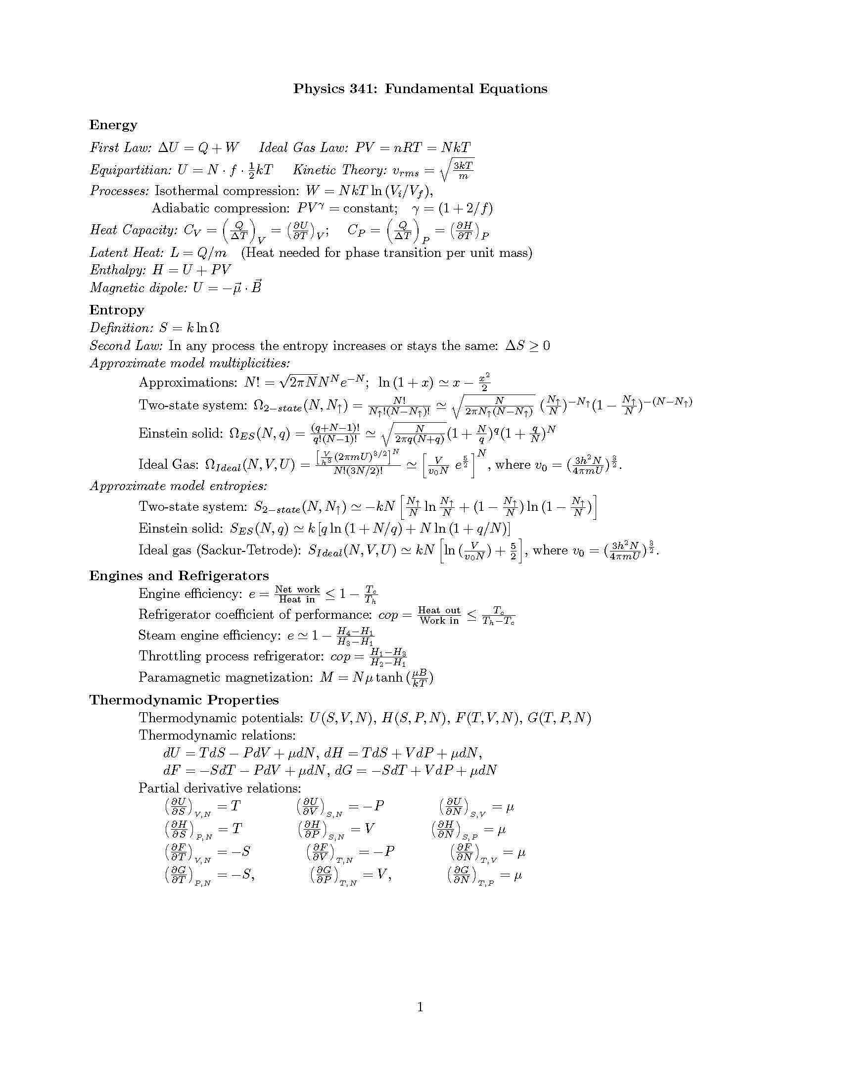 THERMAL PHYSICS