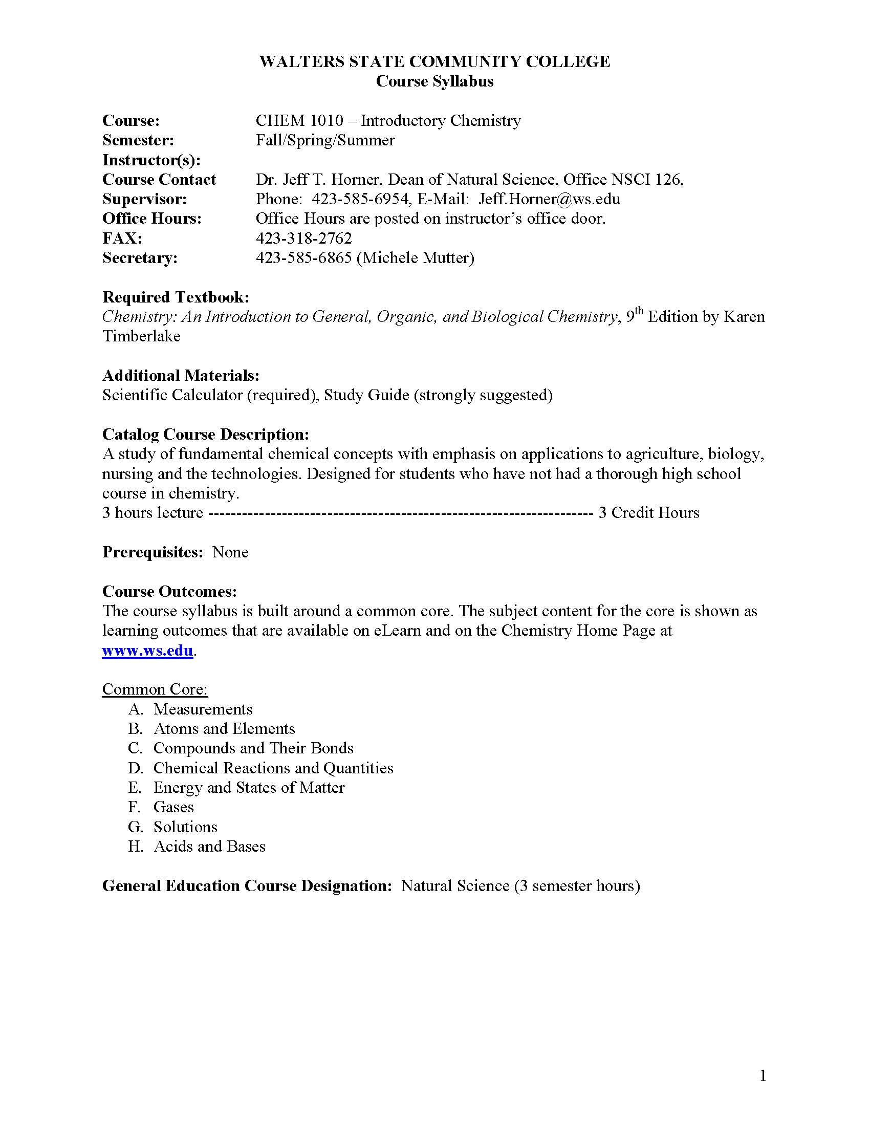 Introductory Chemistry