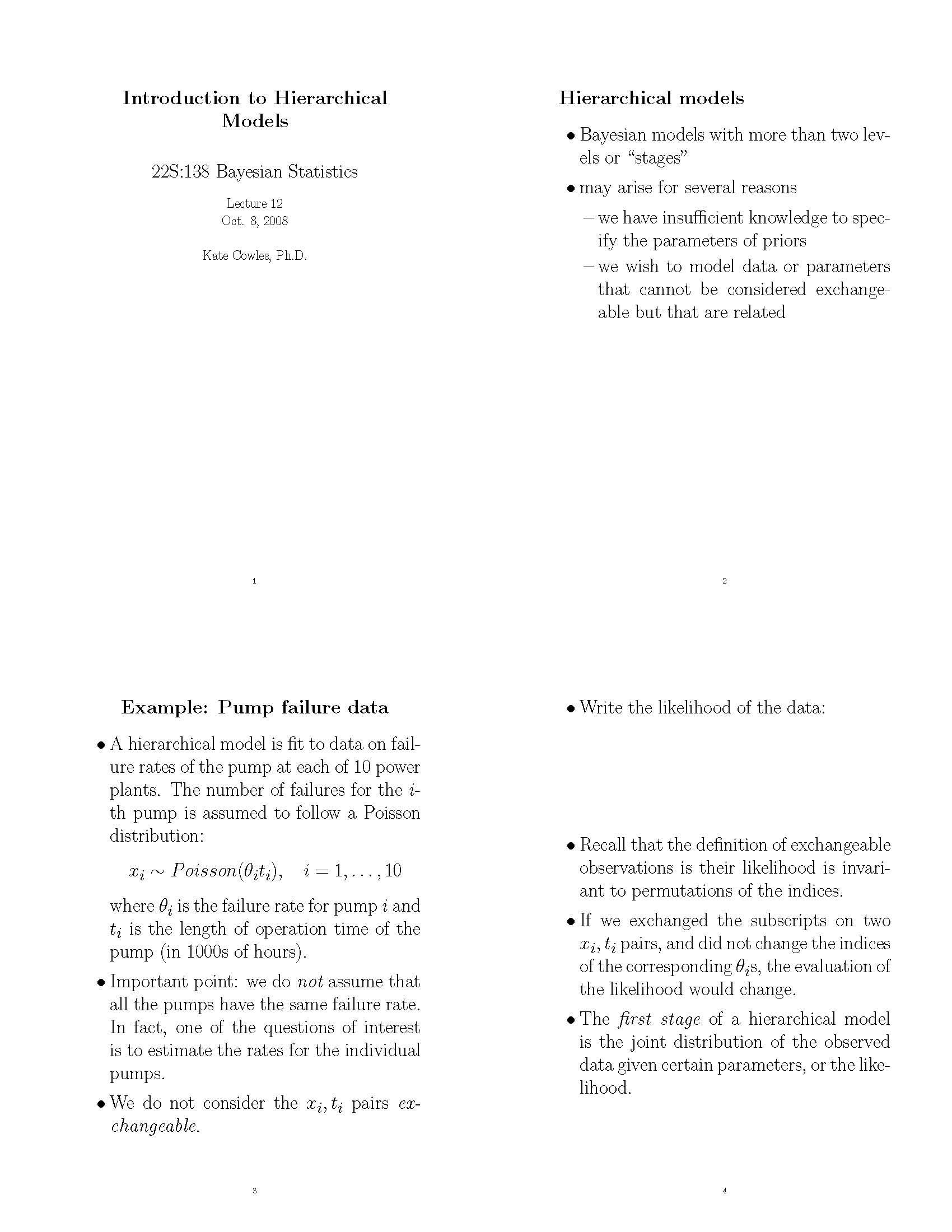 Bayesian Statistics
