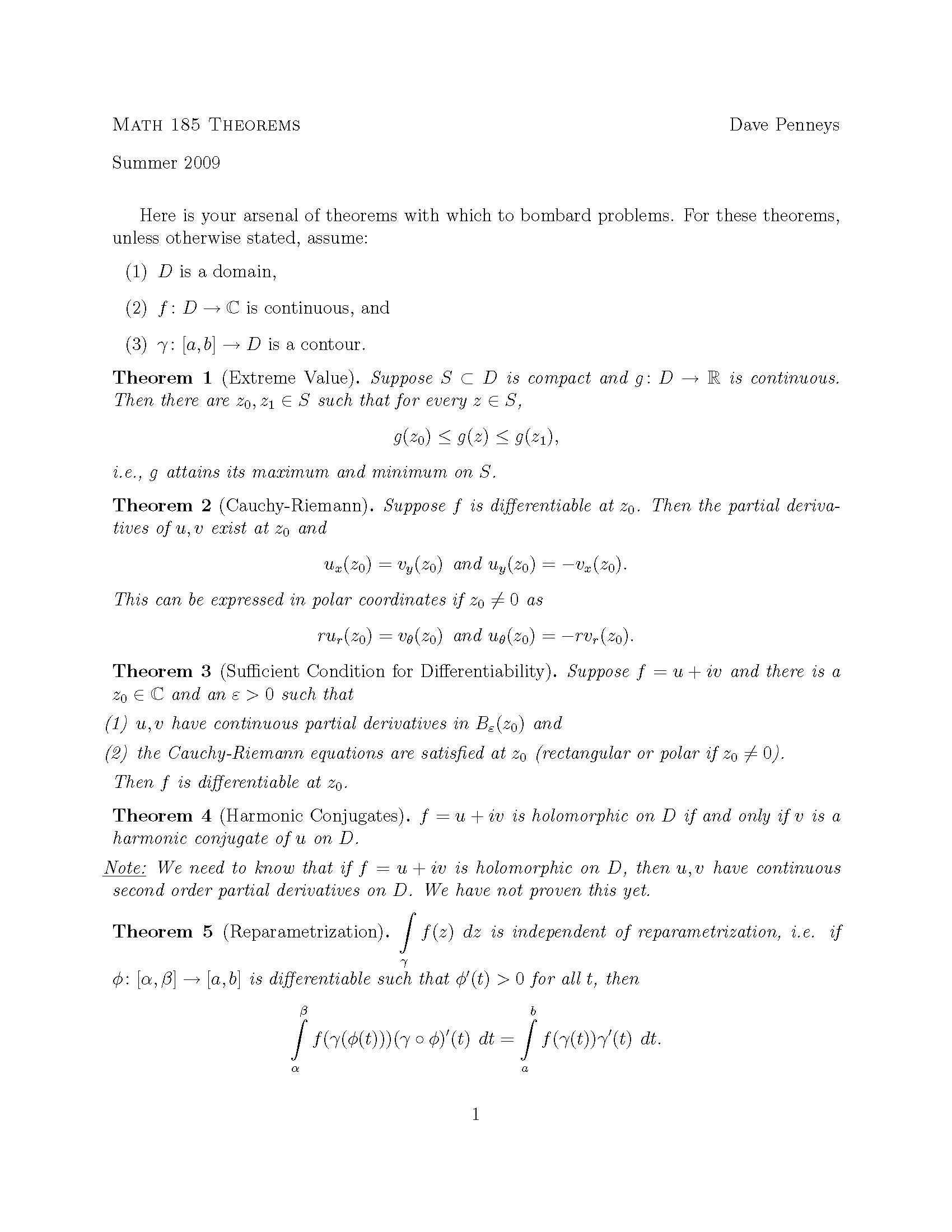Introduction to Complex Analysis