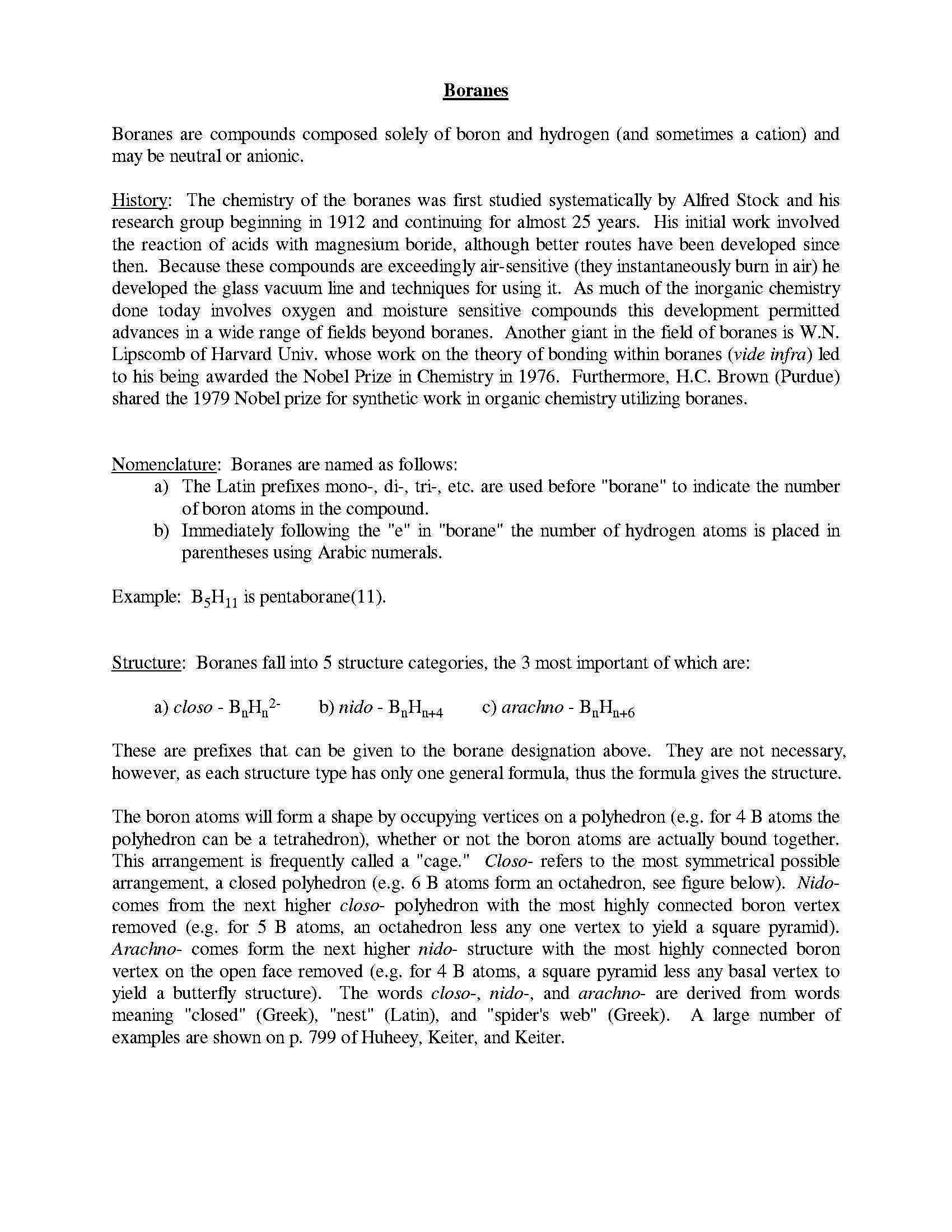 Adv Inorganic Chemistry I