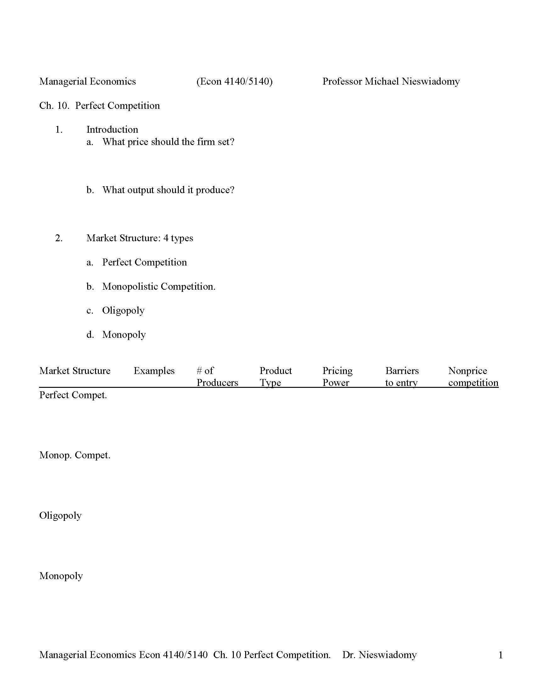 Managerial Economics