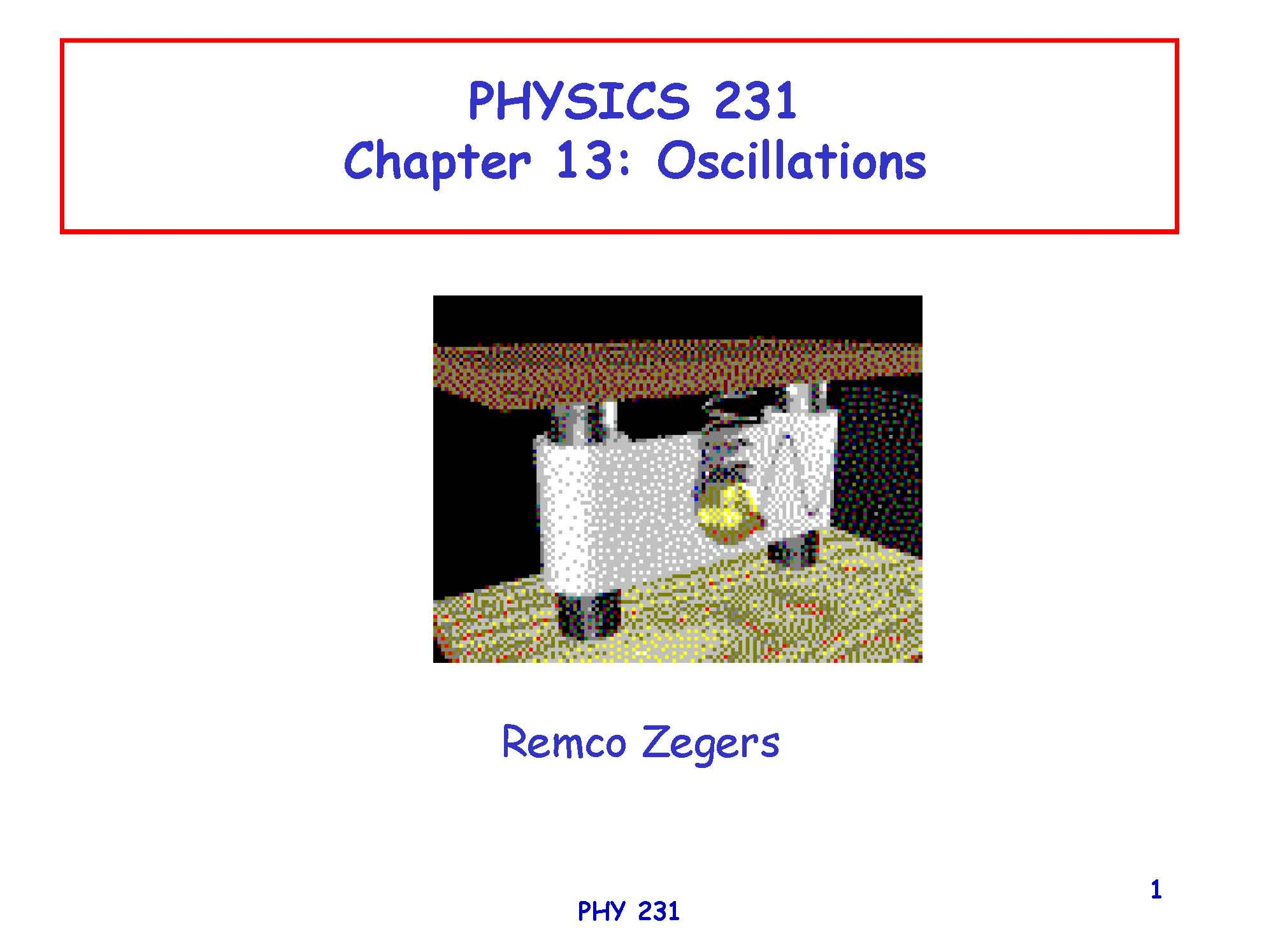 Introductory Physics I