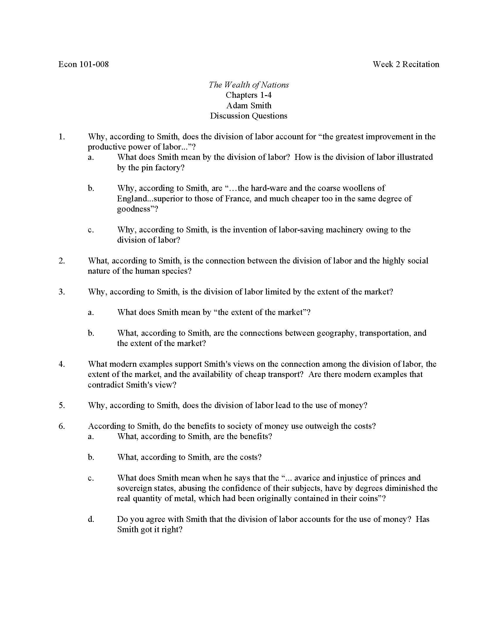 Introduction to Economics