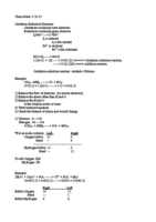 Redox Reactions