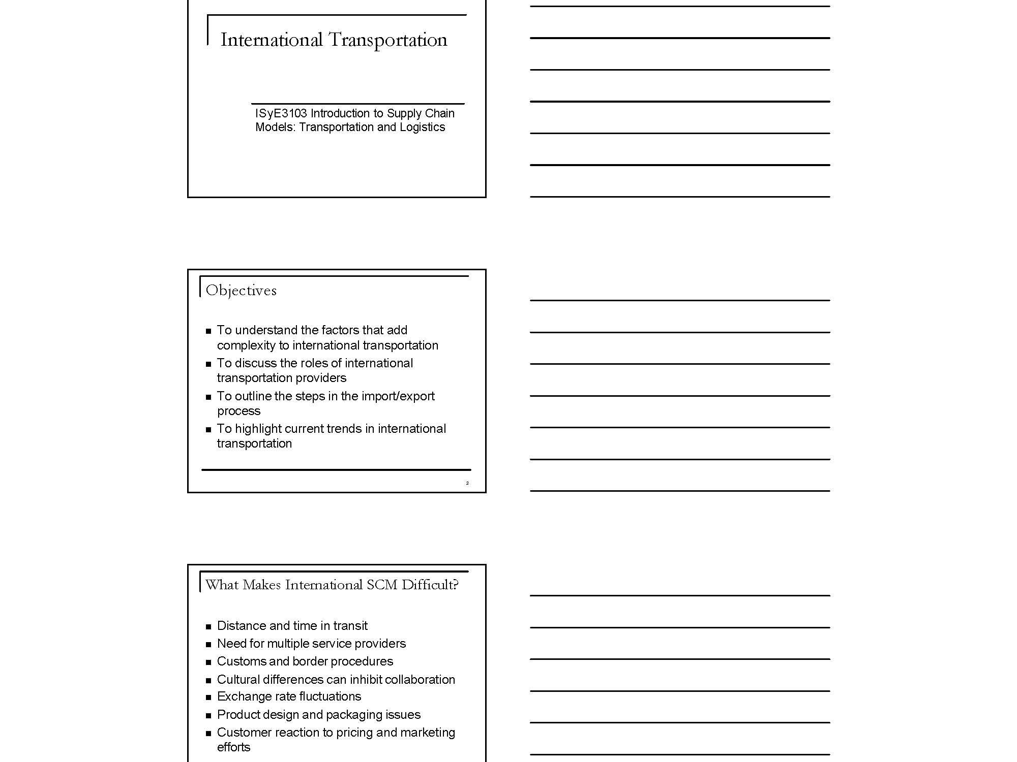 Sply Chain ModLogistics