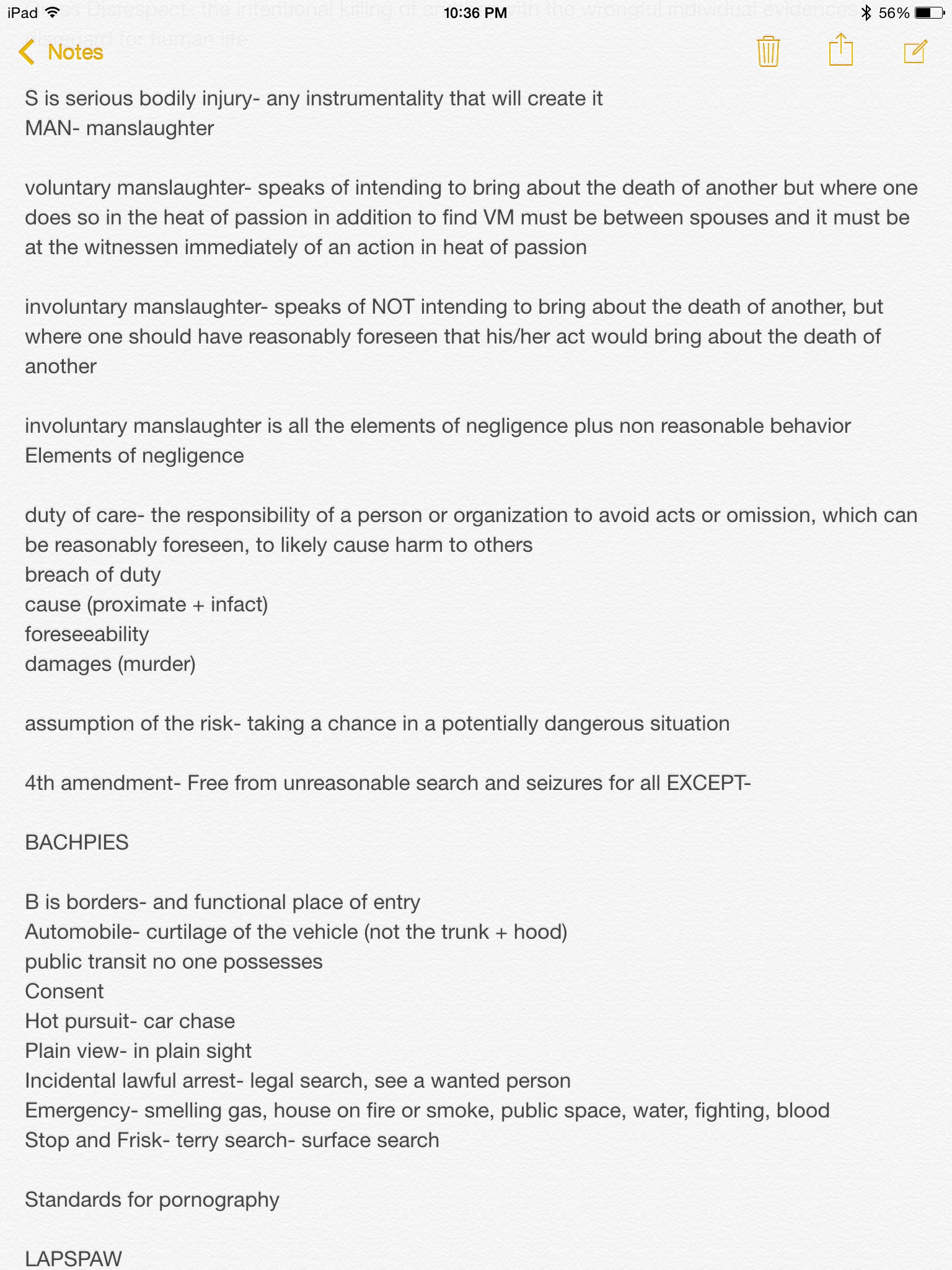 Study guide for midterm