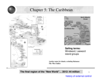 Week 7 & 8- Chapter 5: Caribbean Lecture