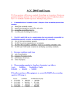ACC 280 Final Exam (4th Set) 43 Questions.doc