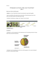 Diamonds Are Forever Part 4, Digestion Part 1