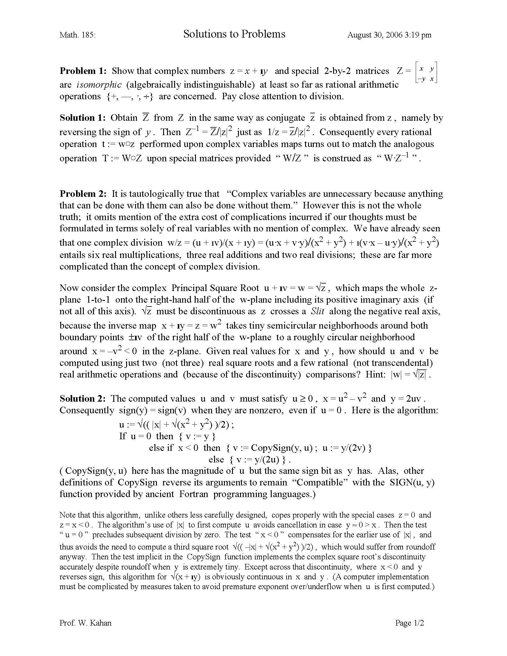 Introduction to Complex Analysis