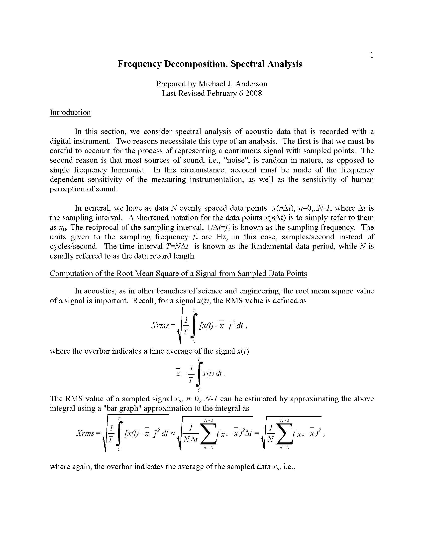 Engineering Acoustics