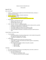 Notes for Test 1