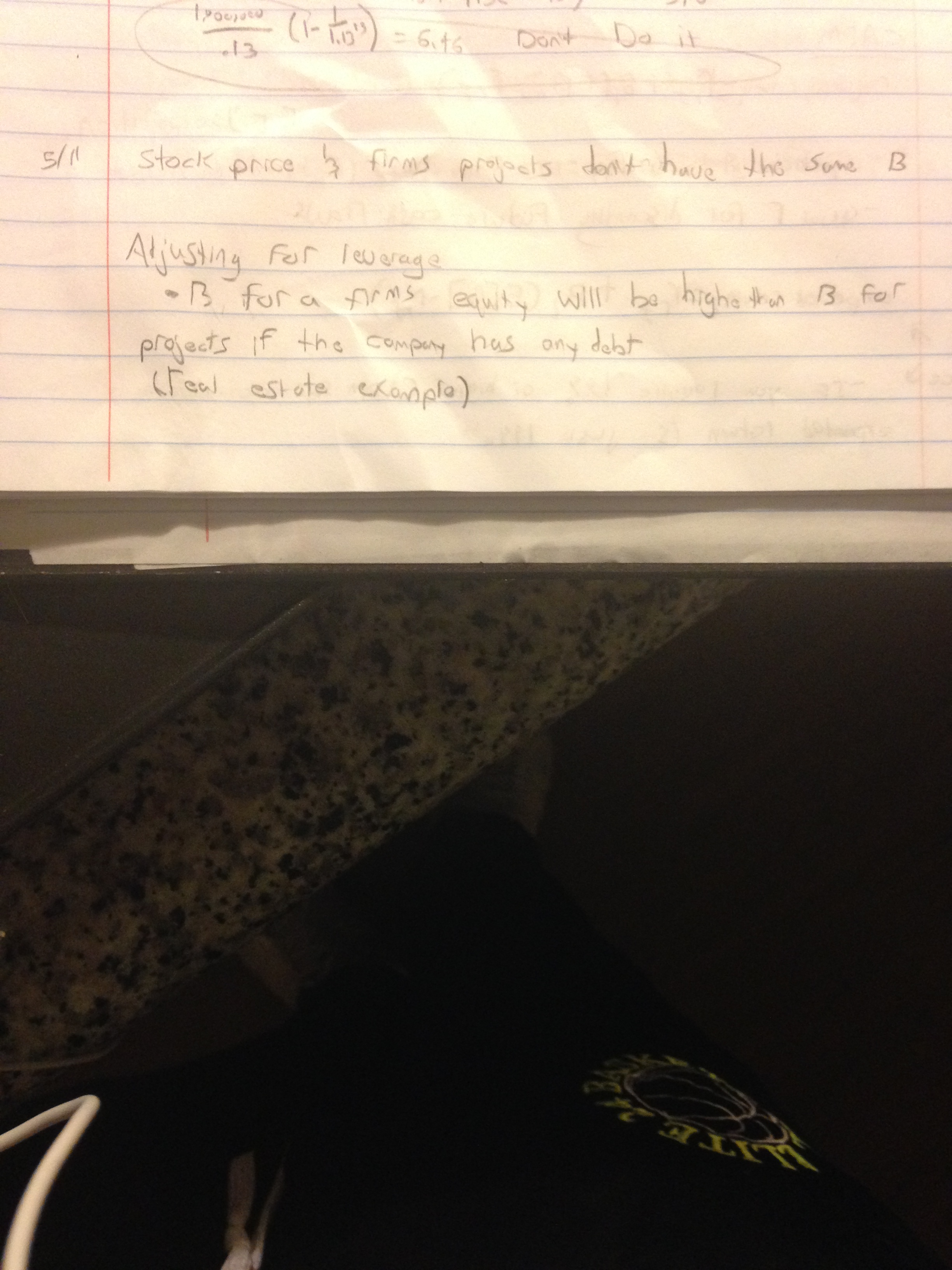 Week 7 notes Stock Prices