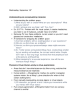 Lecture 2, week of September 16th