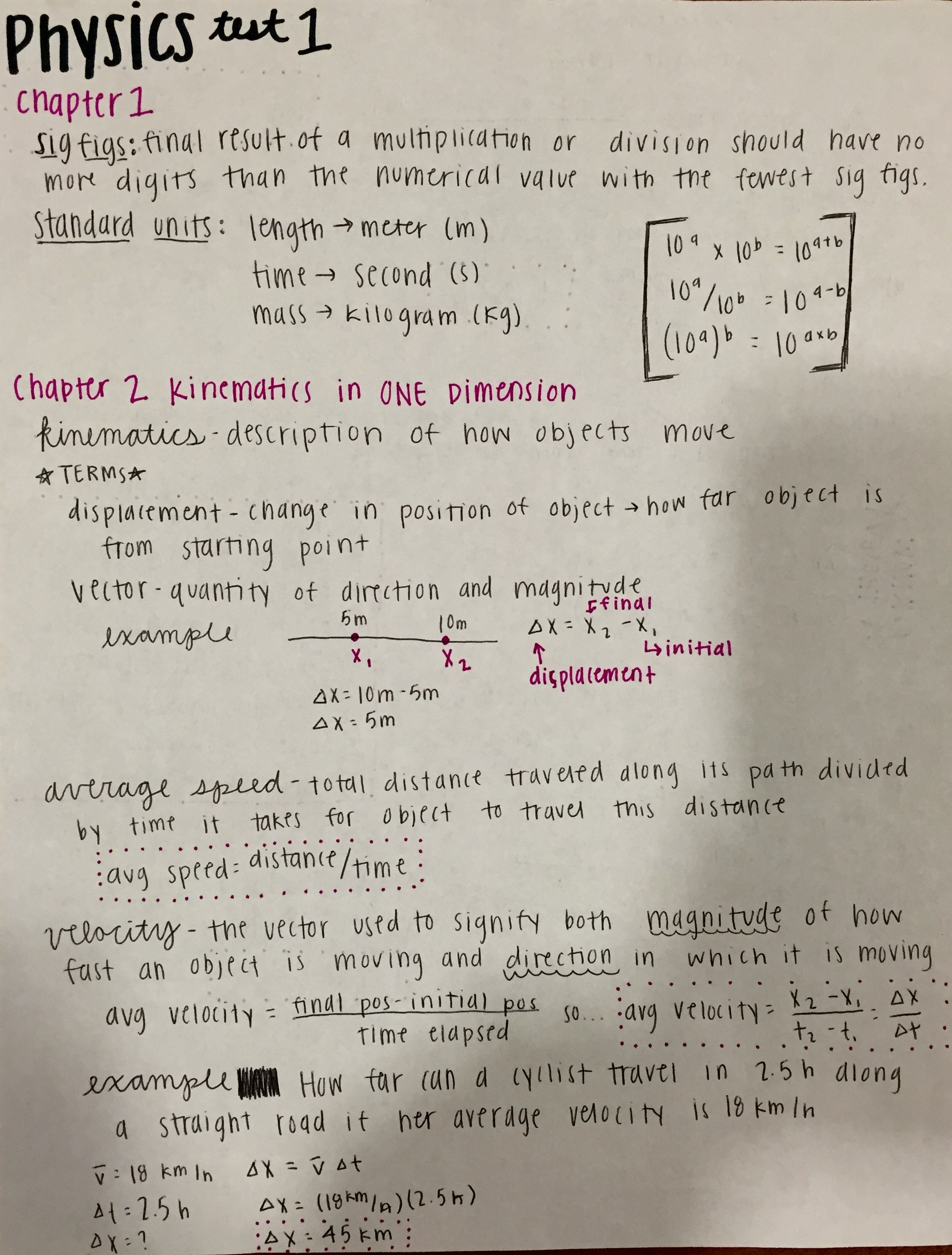 Notes from week of 8/24