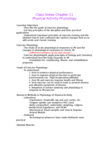 Physical Activity Physiology 