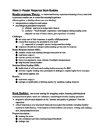 Week 5 "Before Class" notes--Reader Response/Book Buddy