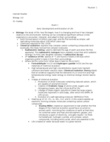 Study Guide for exams 1, 2, and 3