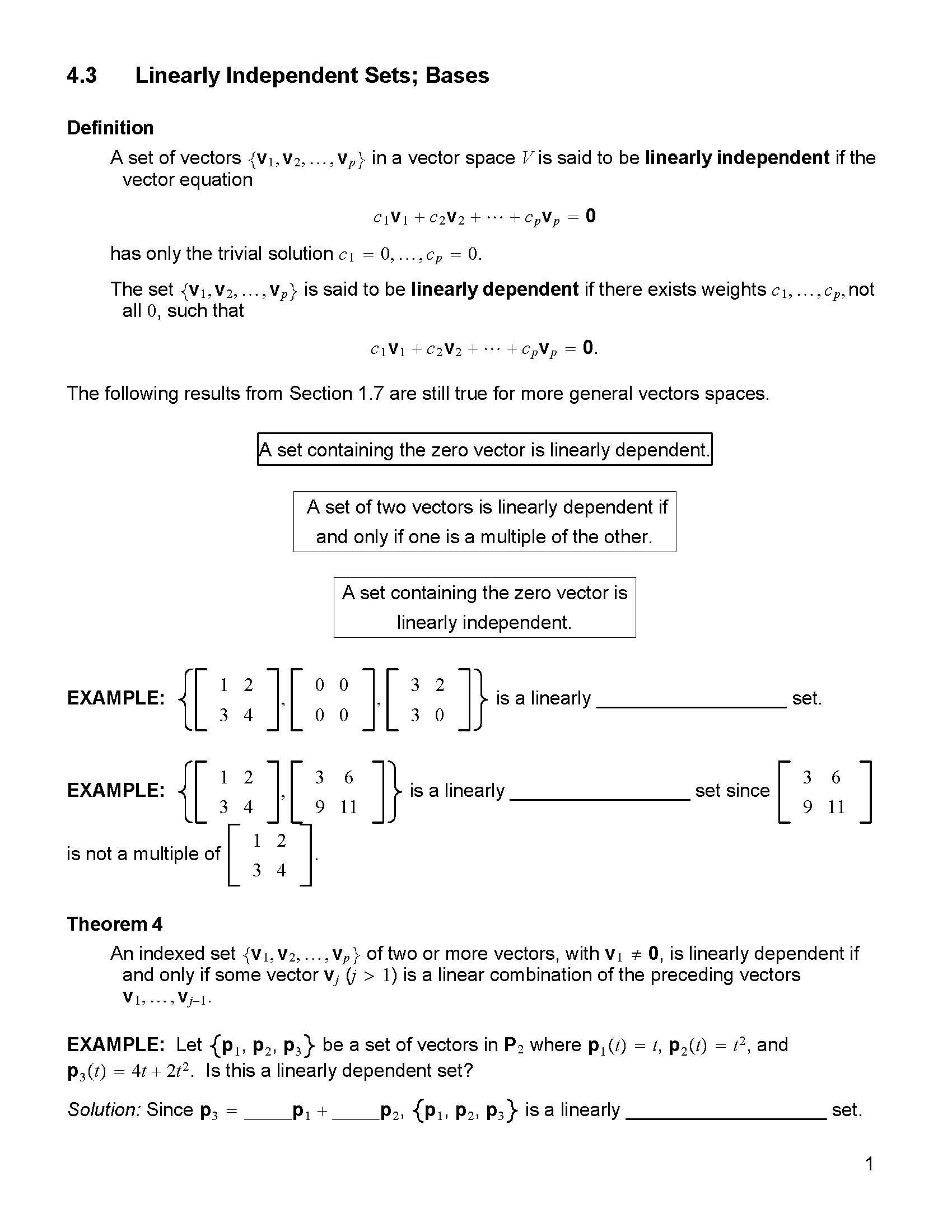 Applied Linear Algebra