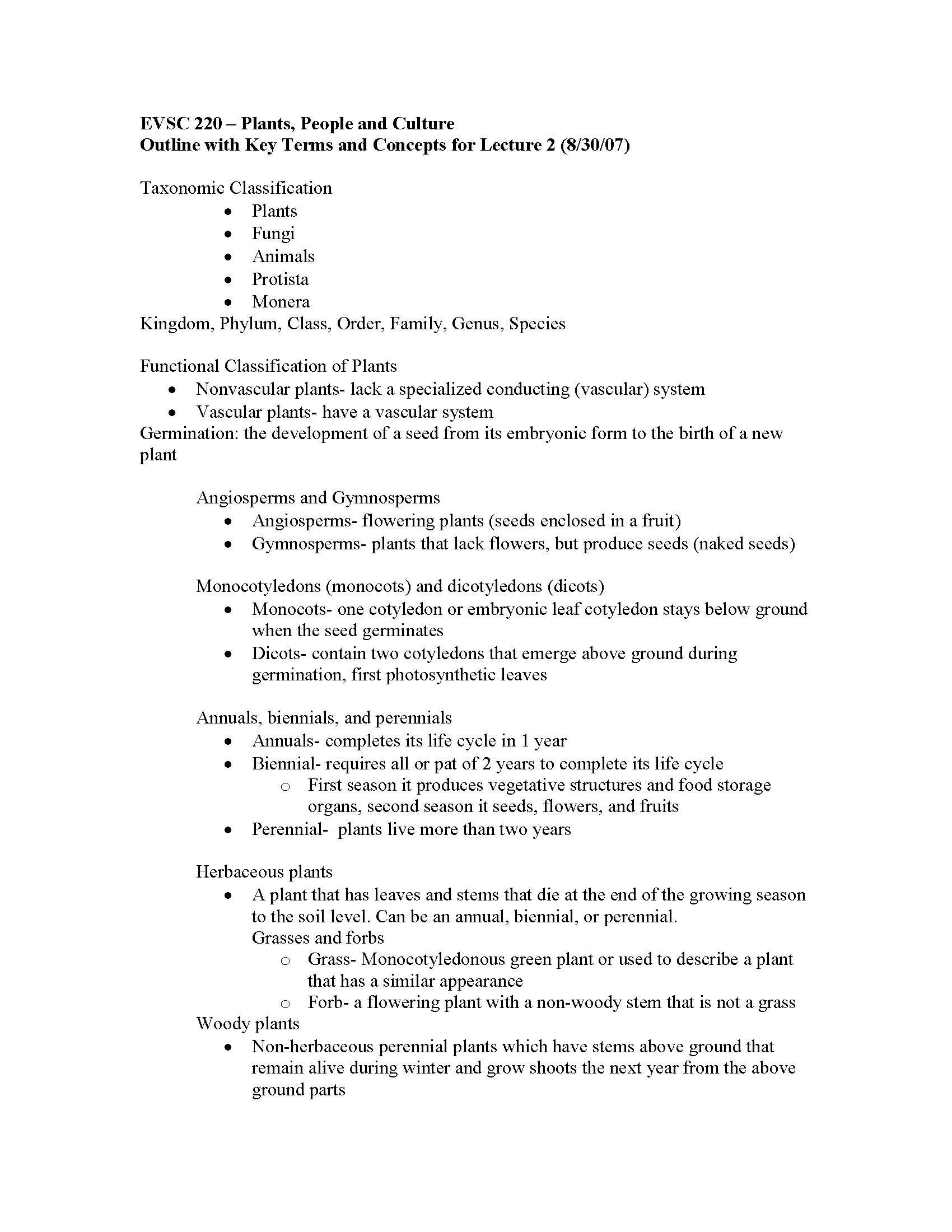New Course in Environmental Science
