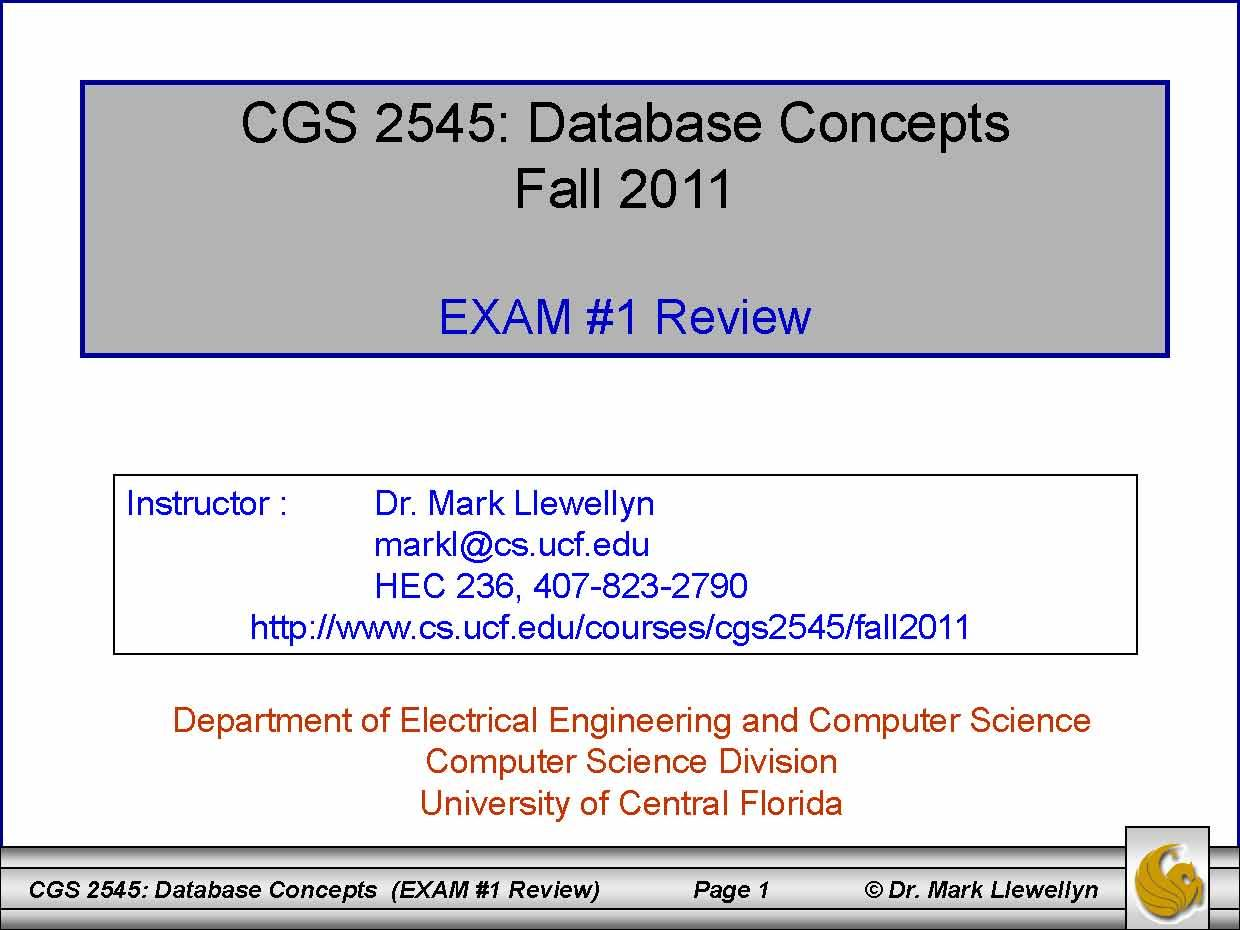Database Concepts