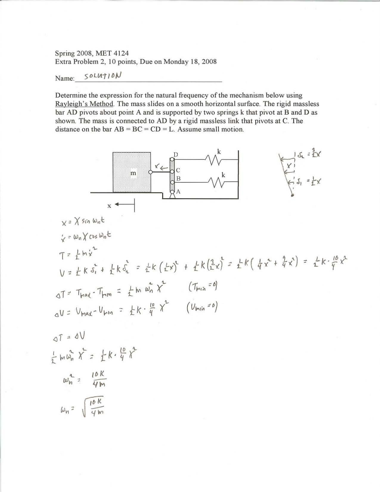 Vibrations & Adv Dynamics