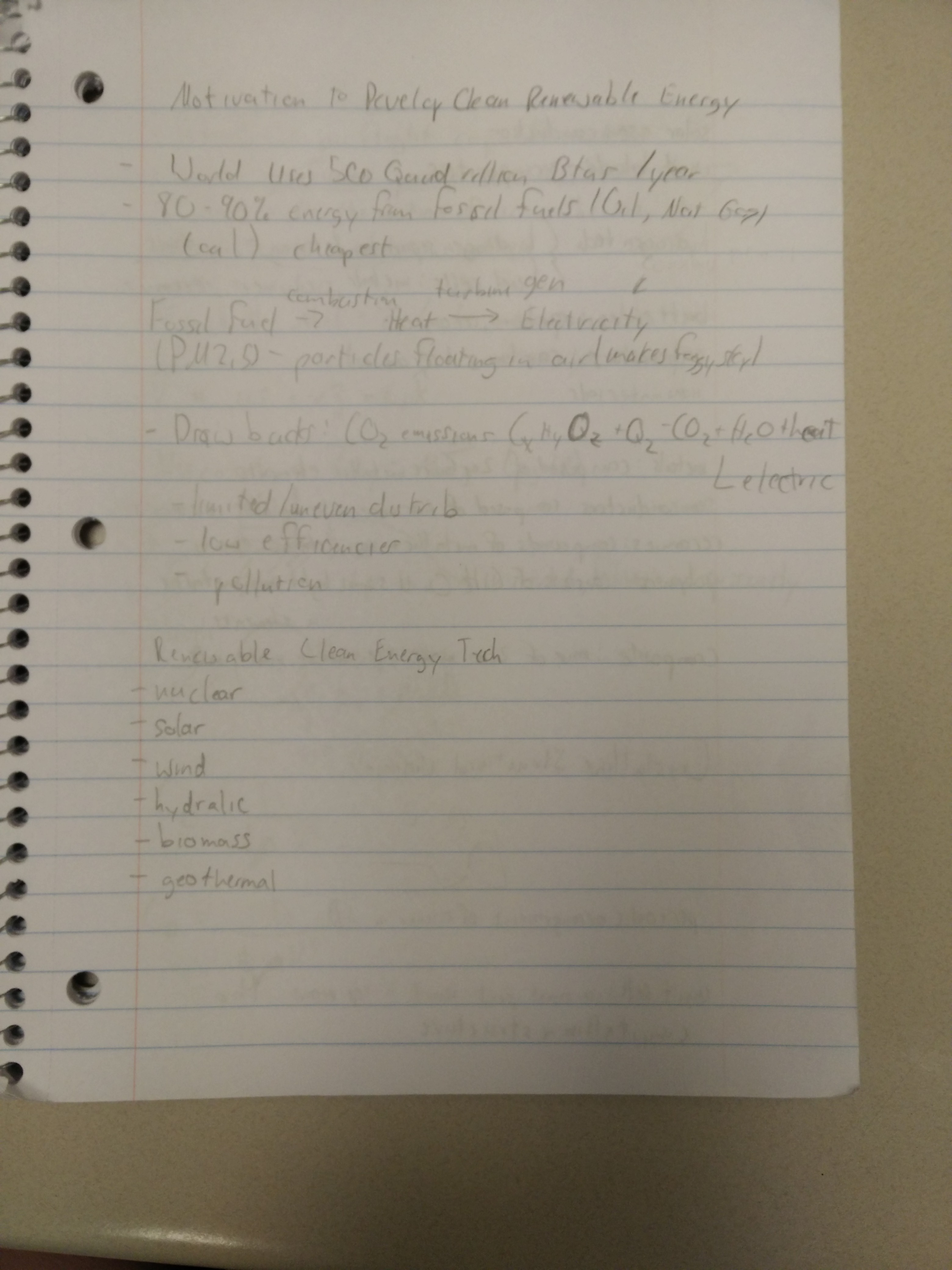 Energy Materials Notes