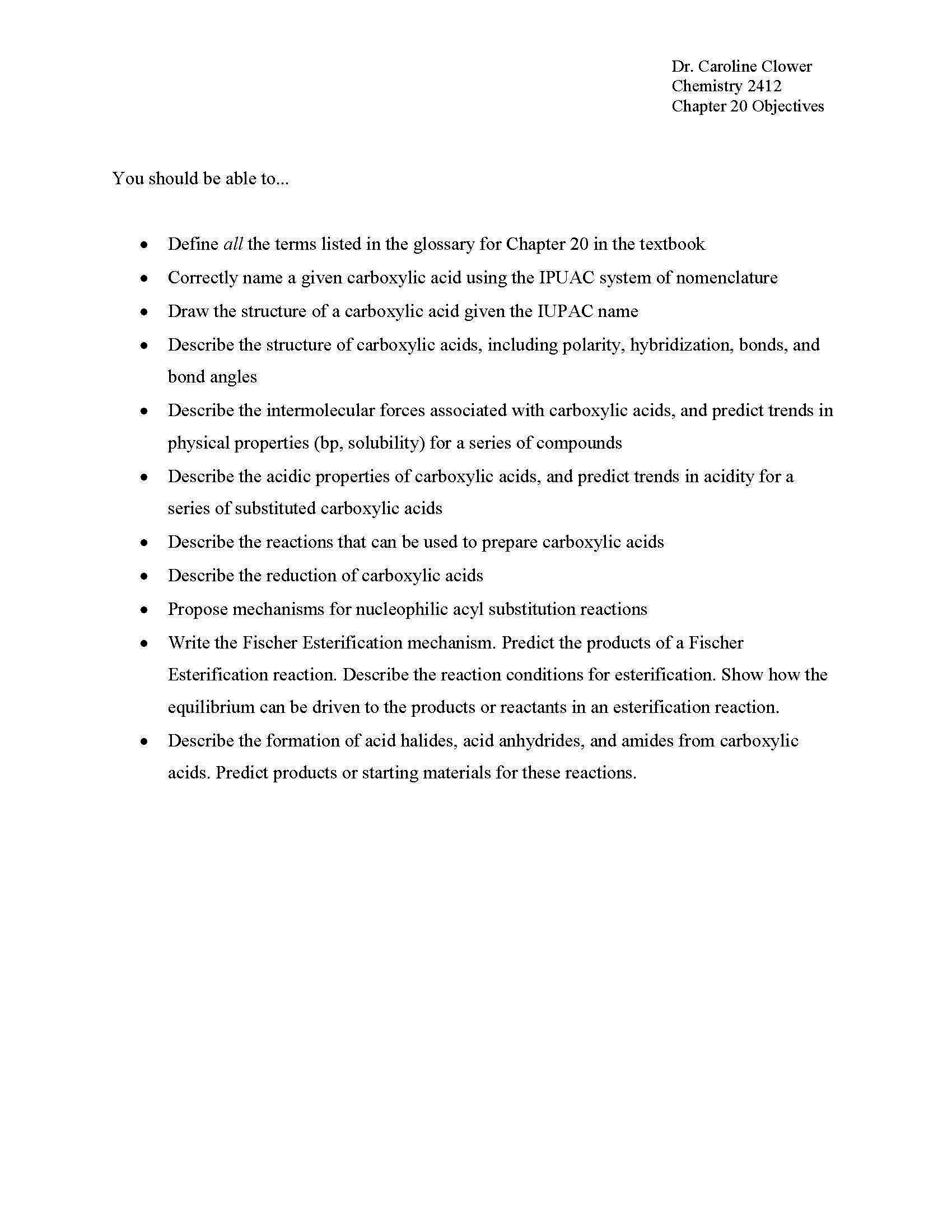 Organic Chemistry II