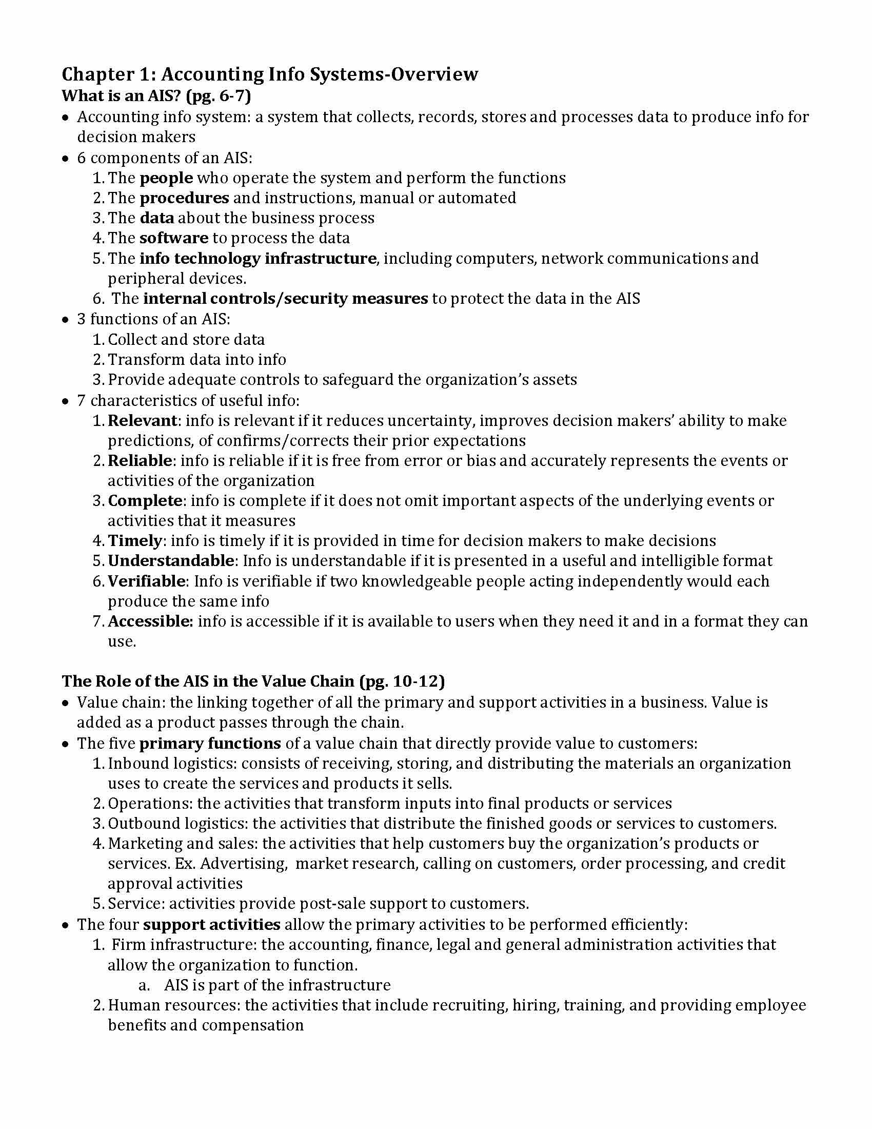 Accounting Information Systems