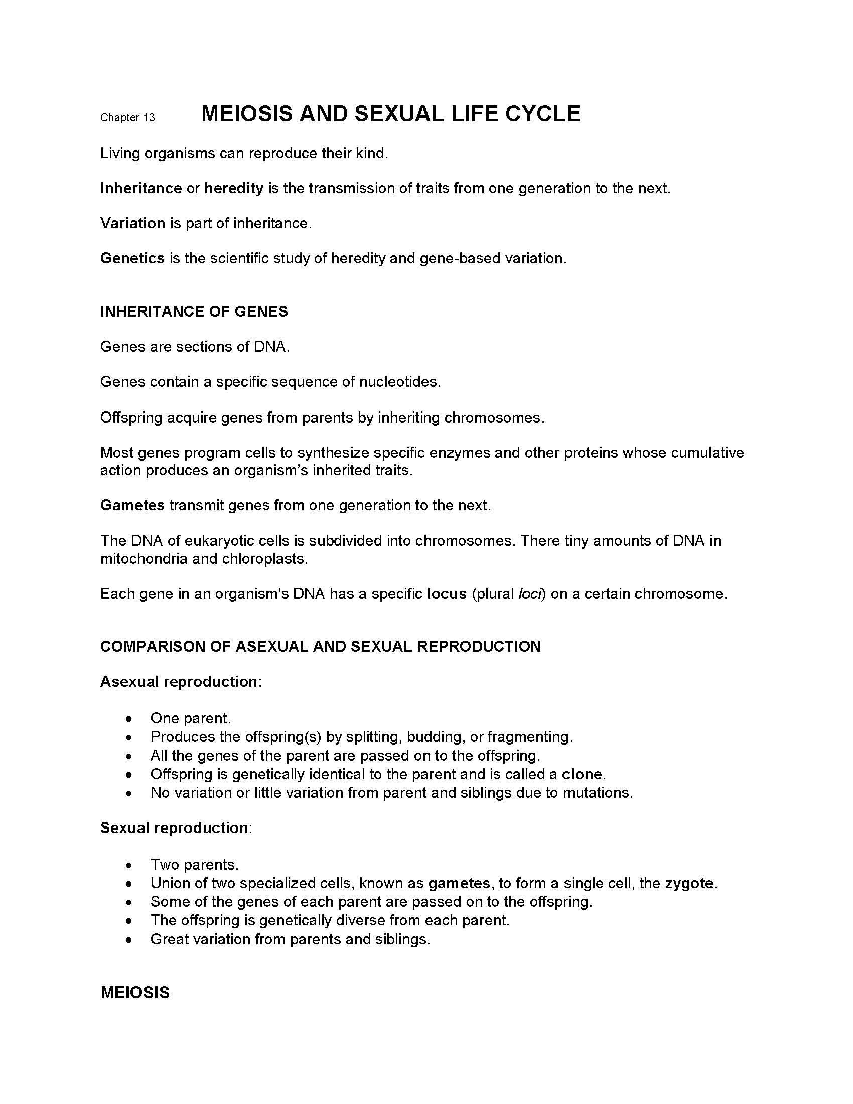 Principles of Biology I