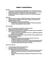 Week 1: Colonial Dissent