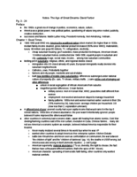 Notes: The Age of Great Dreams pg. 3-24