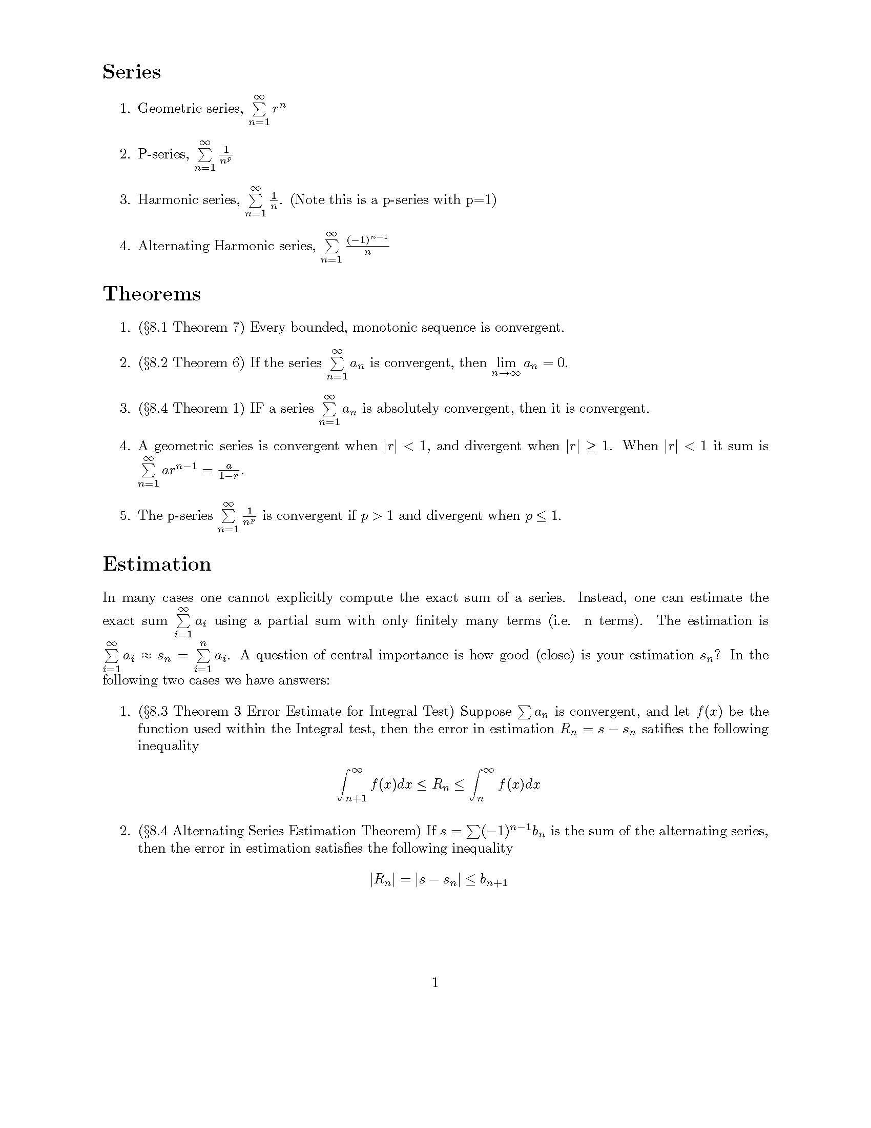 Calculus II