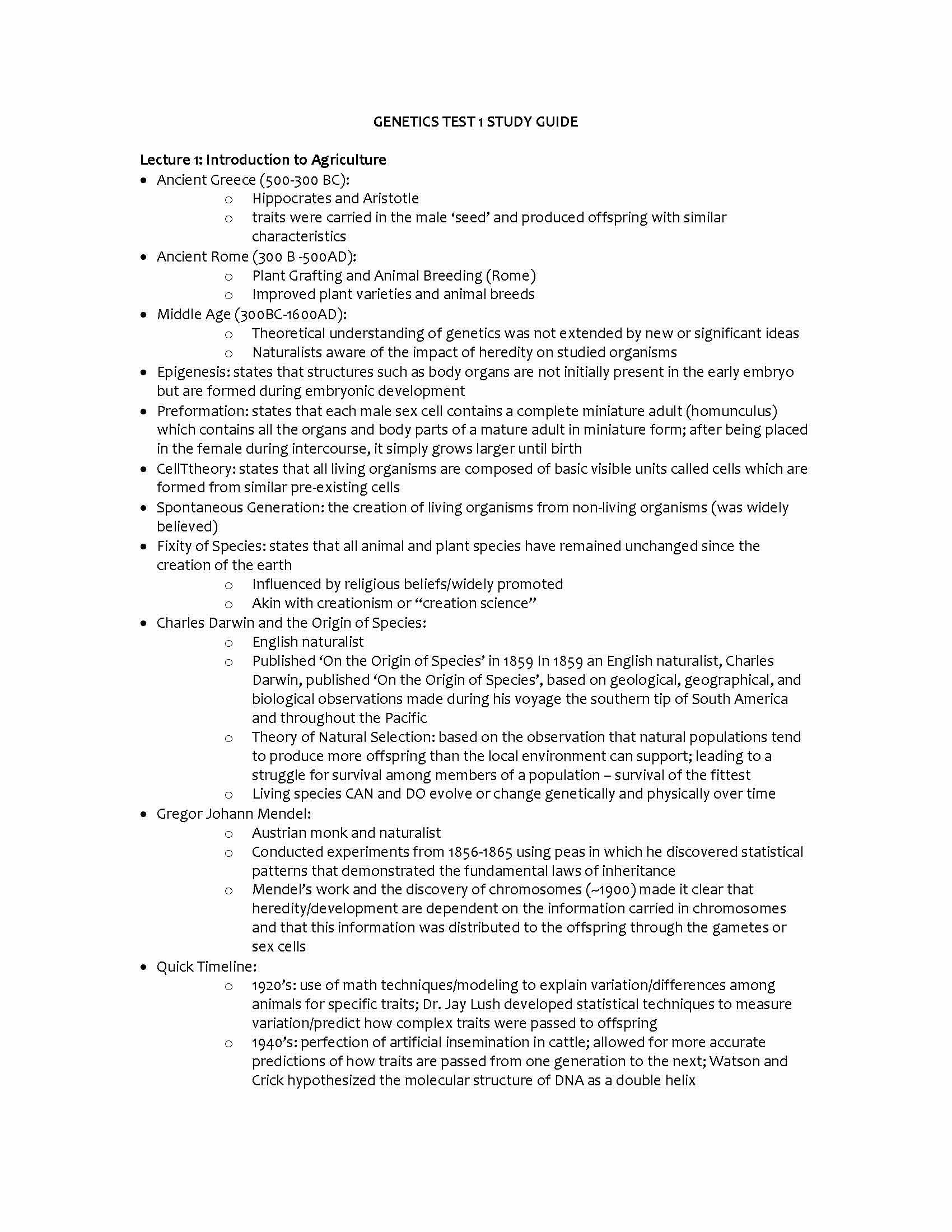 INTRO AGRIC GENETICS