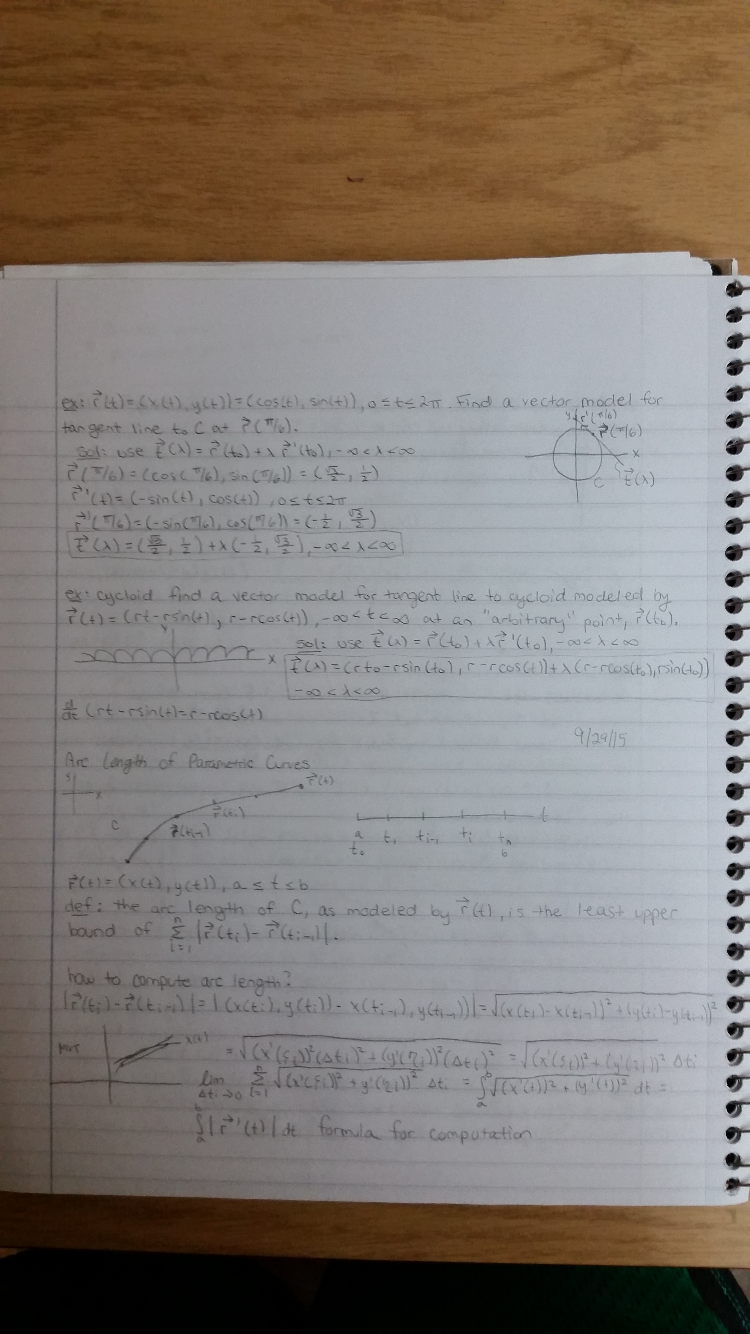 calc II notes - week 5